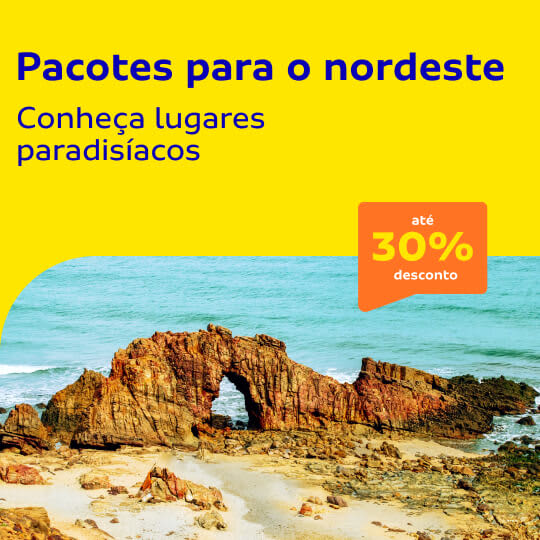 Pacotes para o Nordeste
