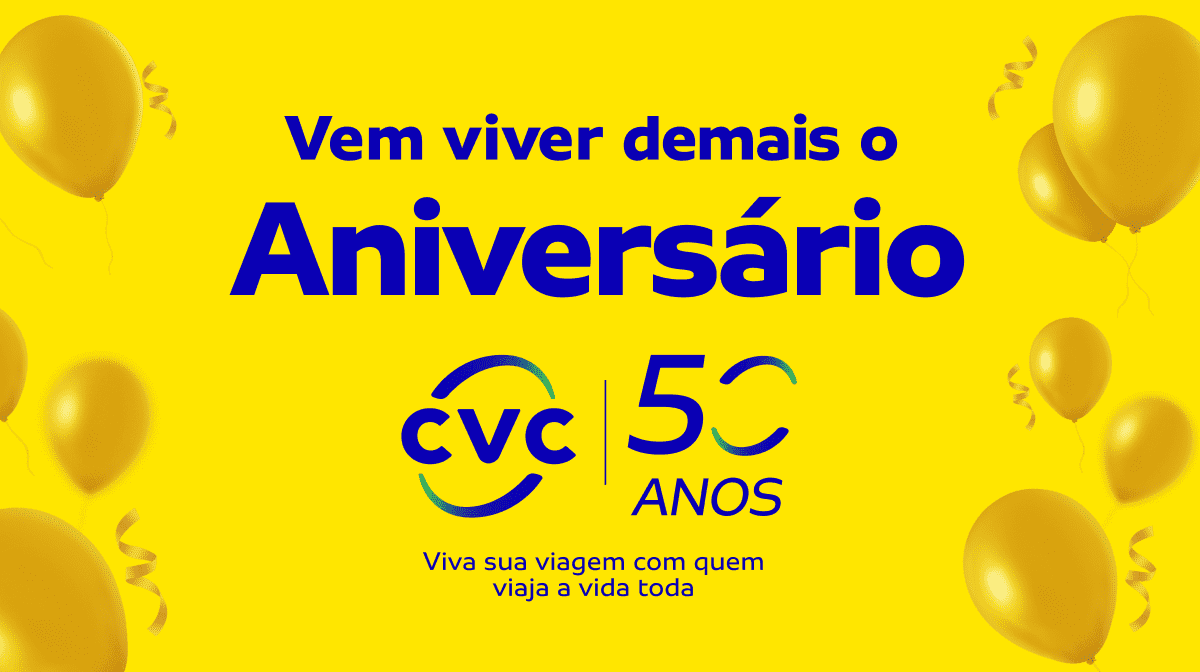 Aniversário CVC 50 anos