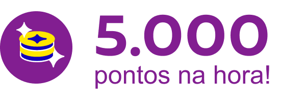 5.000 pontos na hora
