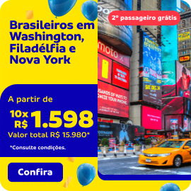 Circuitos pela América do Norte com 2º PASSAGEIRO GRÁTIS*