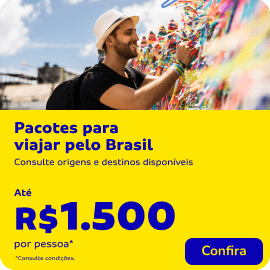  Pacotes para viajar pelo Brasil*