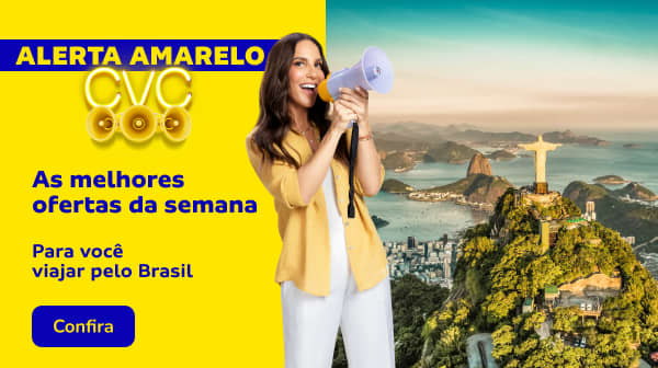 As melhores ofertas da semana para você viajar pelo Brasil