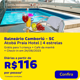 Atobá Praia Hotel | Balneário Camboriú – SC