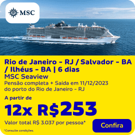 Rio de Janeiro - RJ / Salvador - BA / Ilhéus - BA | 6 dias