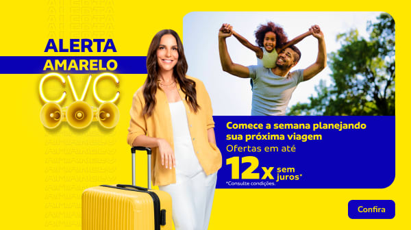 Comece a semana planejando sua próxima viagem
