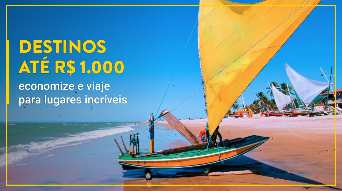 Destinos até 1000 Destinos até 1000
