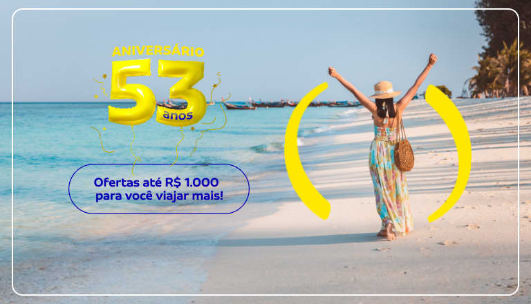 Viagens baratas: promoções de pacotes por até R$ 1.000