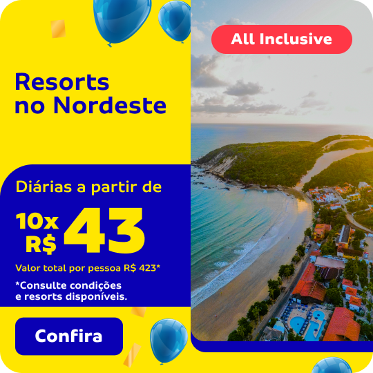 Resorts all inclusive no Nordeste
