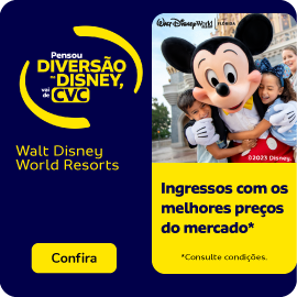 Pensou diversão na Disney, vai de CVC