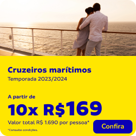 Cruzeiros Marítimos  | A partir de 10x de R$169*