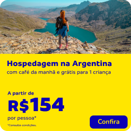 Hospedagem na Argentina a partir de R$154 por pessoa*