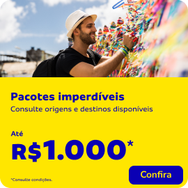 Pacotes Imperdíveis até R$1.000*