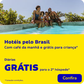 Hotéis pelo Brasil com café da manhã e grátis para criança* 