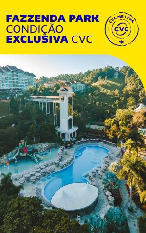 Fazzenda Park condição exclusiva CVC