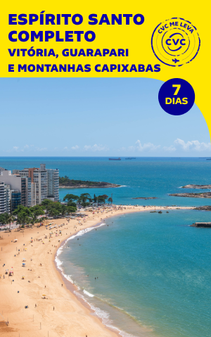  ESPÍRITO SANTO COMPLETO: VITÓRIA, GUARAPARI E MONTANHAS 7 DIAS