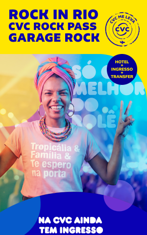 GARAGE ROCK | 2 DIAS E 1 NOITE COM 1 DIA DE INGRESSO AO ROCK IN RIO