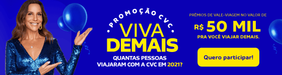 Promoção CVC VIVA DEMAIS